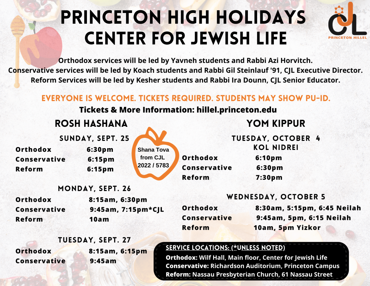 High Holiday Services with the CJL Center for Jewish Life